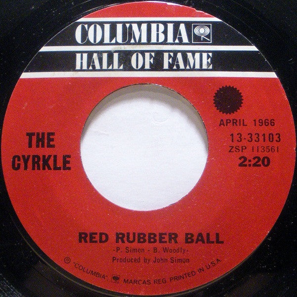 The Cyrkle : Red Rubber Ball / Turn-Down Day (7", RE)