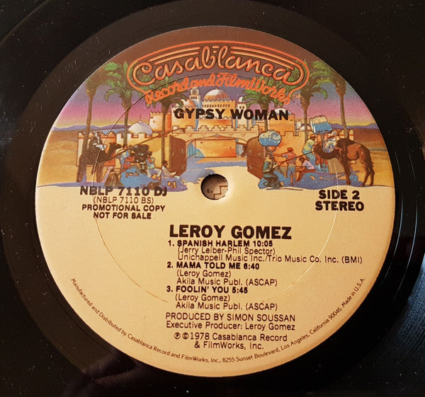 Leroy Gomez : Gypsy Woman (LP, Album, Promo)