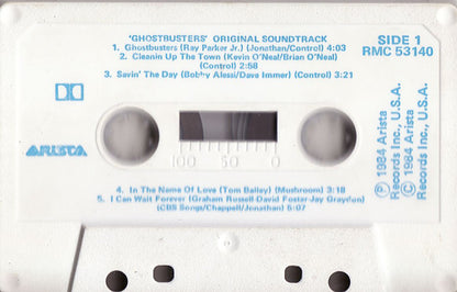 Various : Ghostbusters Original Soundtrack (Cass, Album)