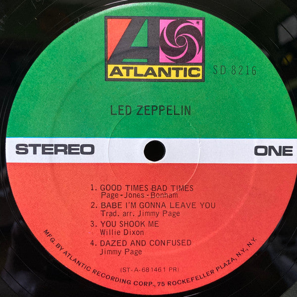 Led Zeppelin : Led Zeppelin (LP, Album, RE, Dua)
