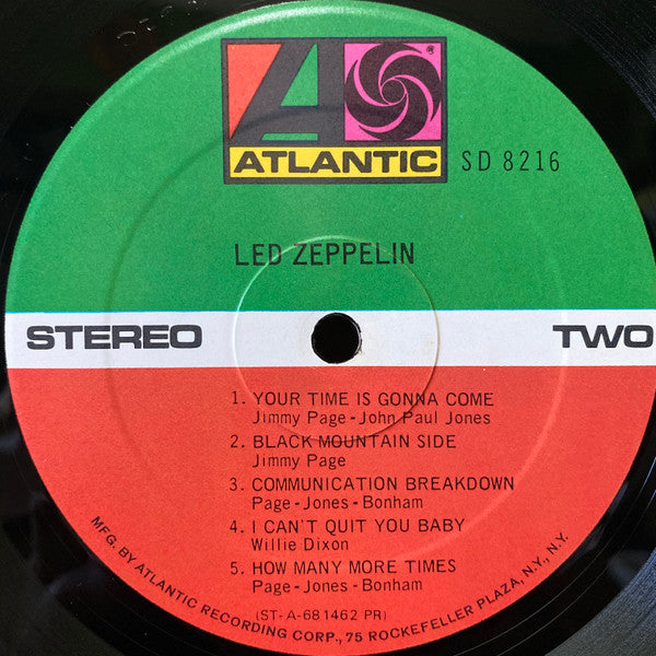 Led Zeppelin : Led Zeppelin (LP, Album, RE, Dua)
