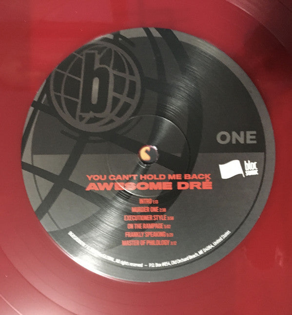 Awesome Dré & The Hardcore Committee : You Can't Hold Me Back (LP, Album, RSD, RE, RM, Red)