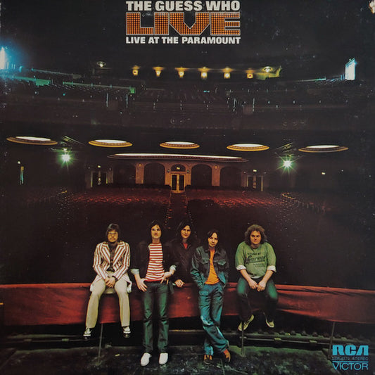The Guess Who : Live At The Paramount (LP, Album, Gat)
