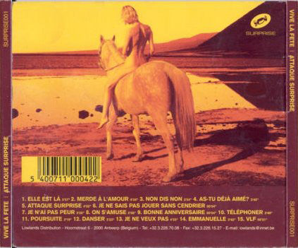 Vive La Fête* : Attaque Surprise (CD, Album)