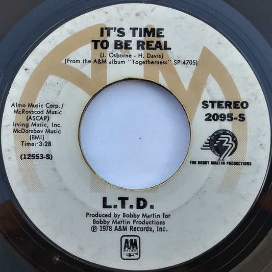 L.T.D. : We Both Deserve Each Others Love (7", Styrene, Mon)