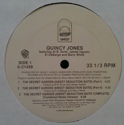 Quincy Jones : The Secret Garden (Sweet Seduction Suite) (12")