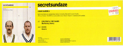 Ron Trent & Chez Damier / Rozzo : Secretsundaze Volume 2 Album Sampler A (12", Smplr)