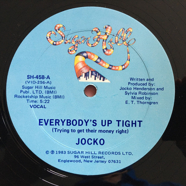 Jocko : Everybody's Up Tight (Trying To Get Their Money Right) (12")