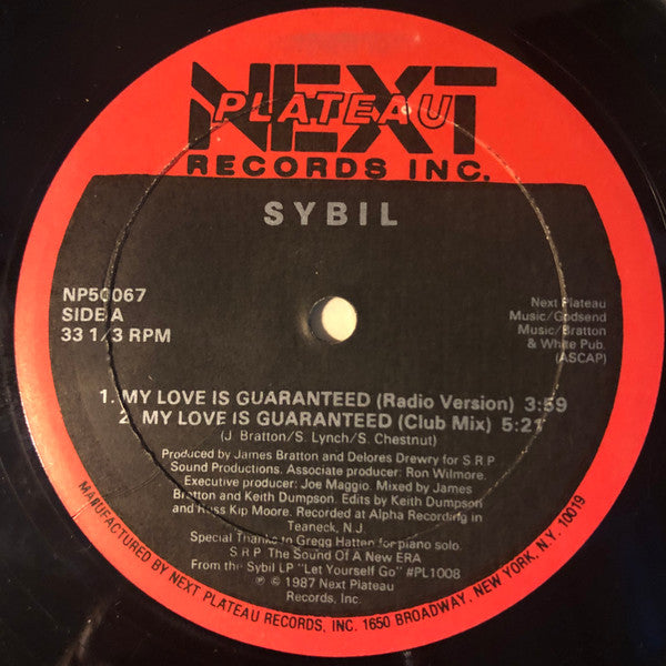 Sybil : My Love Is Guaranteed (The British Remixes) (12")