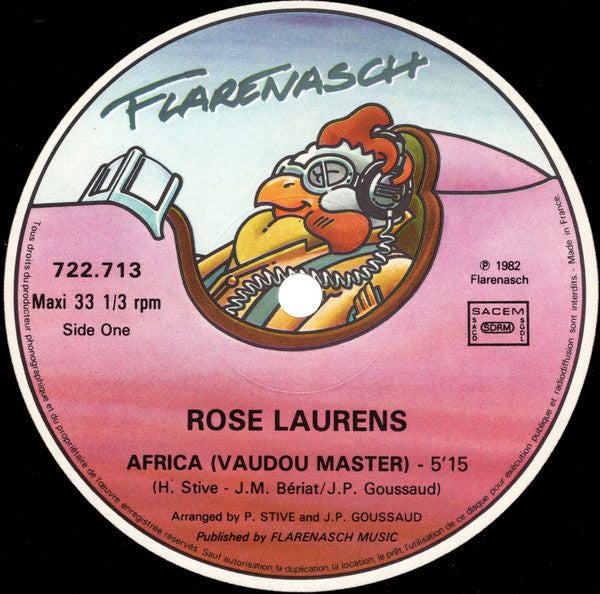 Rose Laurens : Africa (Vaudou Master) (12", Maxi)
