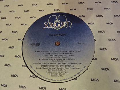 Fireworks (9) : Live Fireworks (LP, Album, Promo)