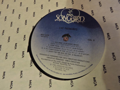 Fireworks (9) : Live Fireworks (LP, Album, Promo)