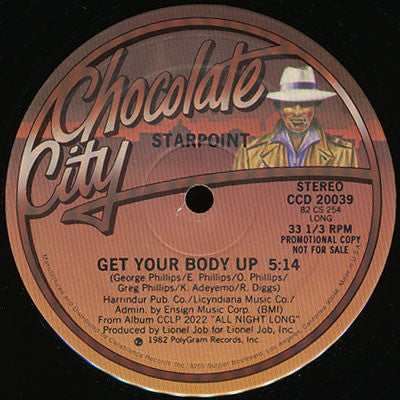 Starpoint : Get Your Body Up (12", Promo)