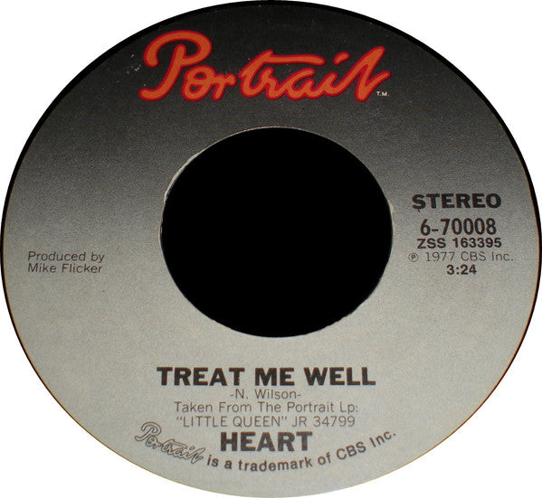 Heart : Little Queen (7", Single, Styrene, Ter)