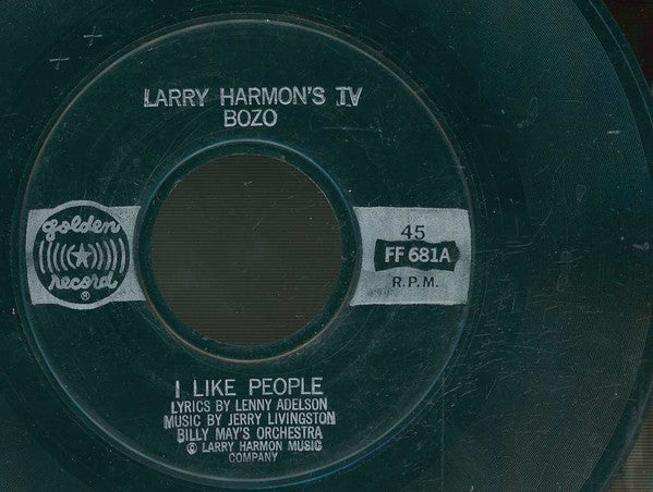 Larry Harmon : I Like People/Wowee (7", Styrene)