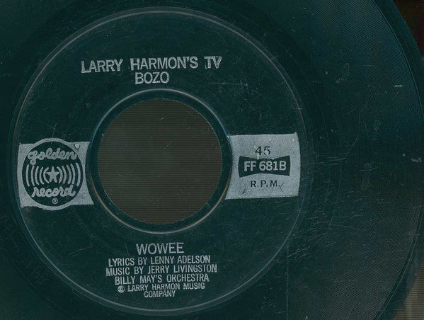 Larry Harmon : I Like People/Wowee (7", Styrene)