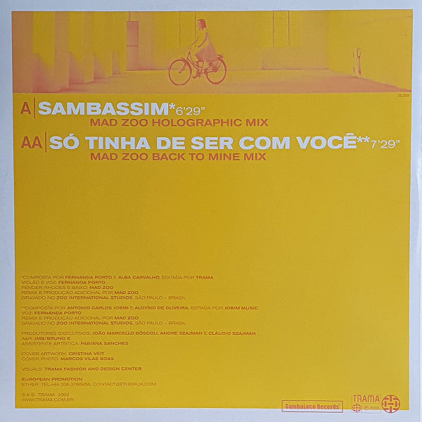 Fernanda Porto : Sambassim / Só Tinha De Ser Com Você (12")