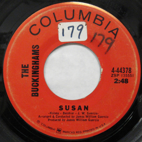 The Buckinghams : Susan (7", Single, San)