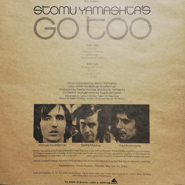 Stomu Yamashta's Go : Go Too (LP, Album, Promo)