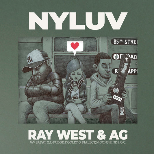 Ray West (4) & AG : NYLUV (LP, Album, Ltd)