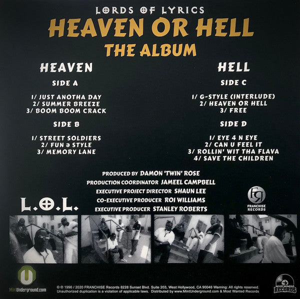 L.O.L. (2) : Heaven Or Hell (2xLP, Album, Ltd, RE)