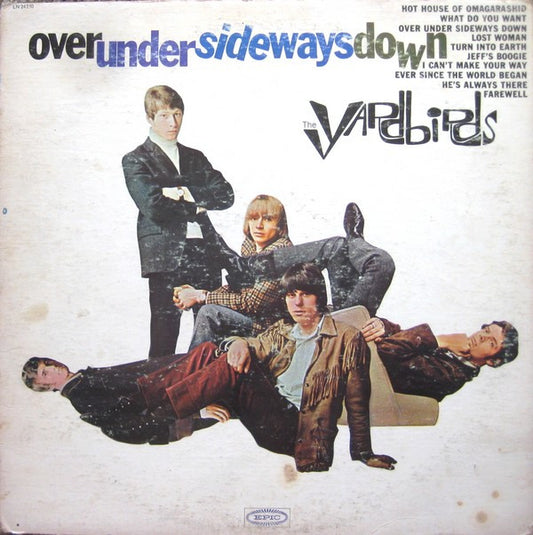 The Yardbirds : Over Under Sideways Down (LP, Album, Mono, San)