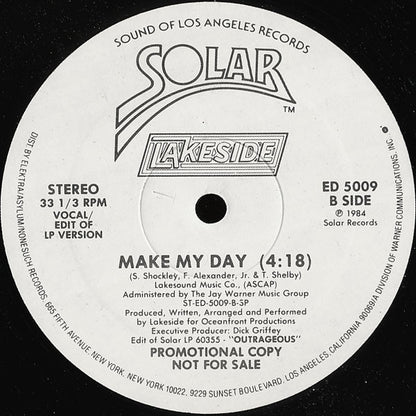 Lakeside : Make My Day (12", Promo, SRC)