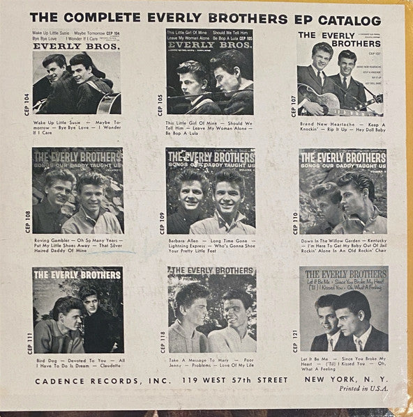 The Everly Brothers* : Let It Be Me (7", EP, Styrene, Mon)