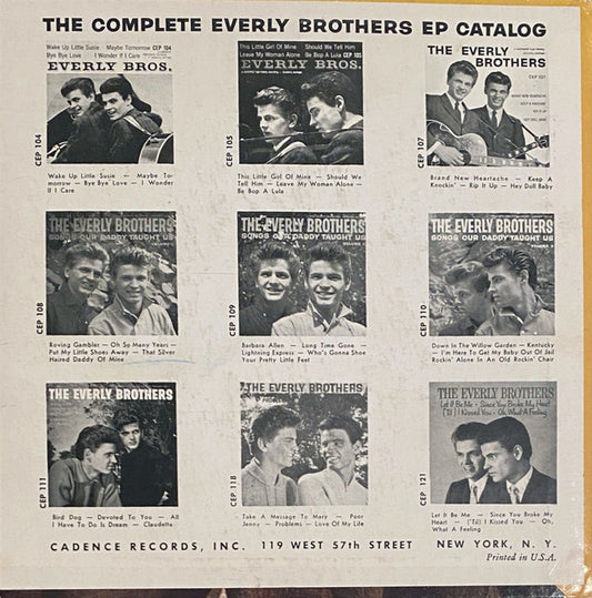 The Everly Brothers* : Let It Be Me (7", EP, Styrene, Mon)
