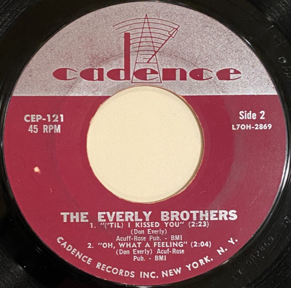 The Everly Brothers* : Let It Be Me (7", EP, Styrene, Mon)