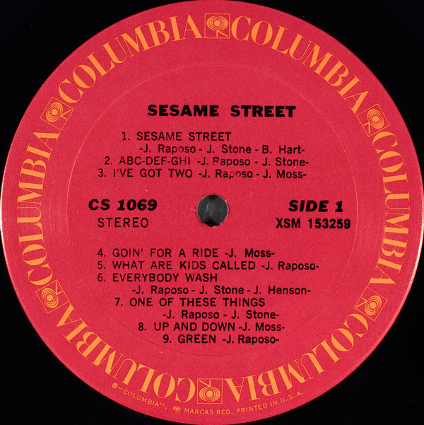 Sesame Street : The Sesame Street Book & Record (LP, Album, Gat)