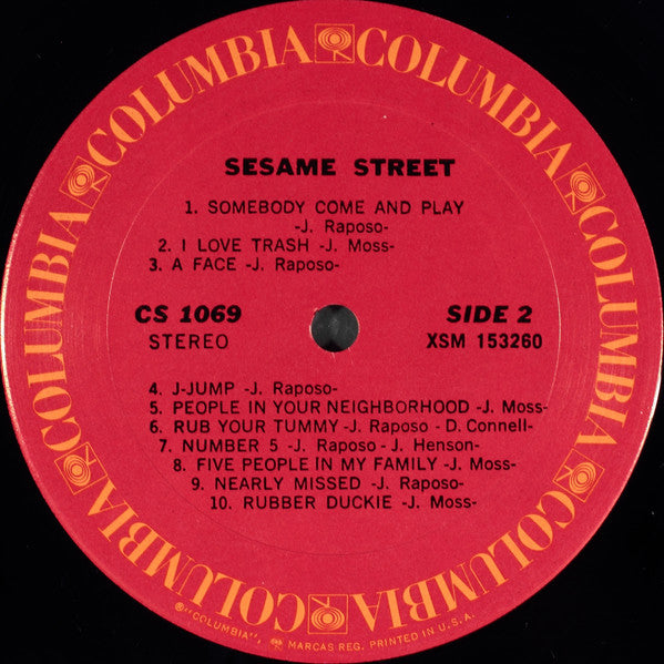 Sesame Street : The Sesame Street Book & Record (LP, Album, Gat)
