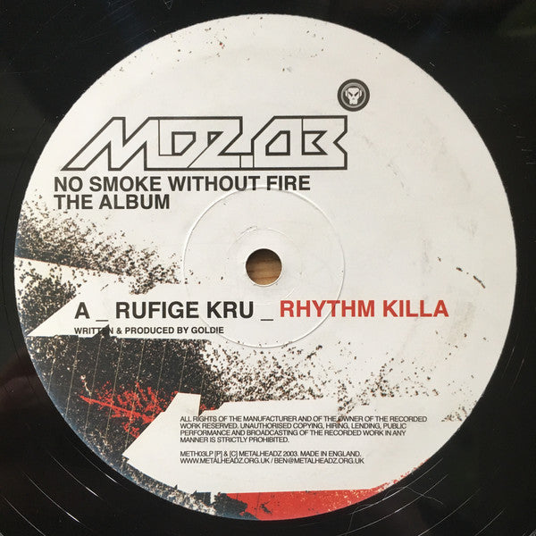 Various : MDZ.03 Metalheadz Presents _ No Smoke Without Fire (4x12", Album, Comp)