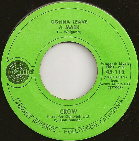 Crow (4) : Evil Woman Don't Play Your Games With Me (7", Single)