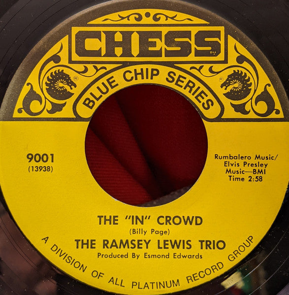 The Ramsey Lewis Trio : Hang On Sloopy / The "In" Crowd (7", Single, RE)