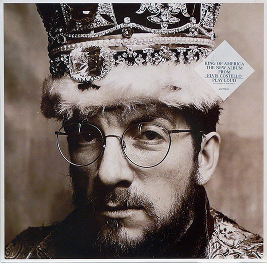 The Costello Show Featuring The Attractions And Confederates* : King Of America (LP, Album)