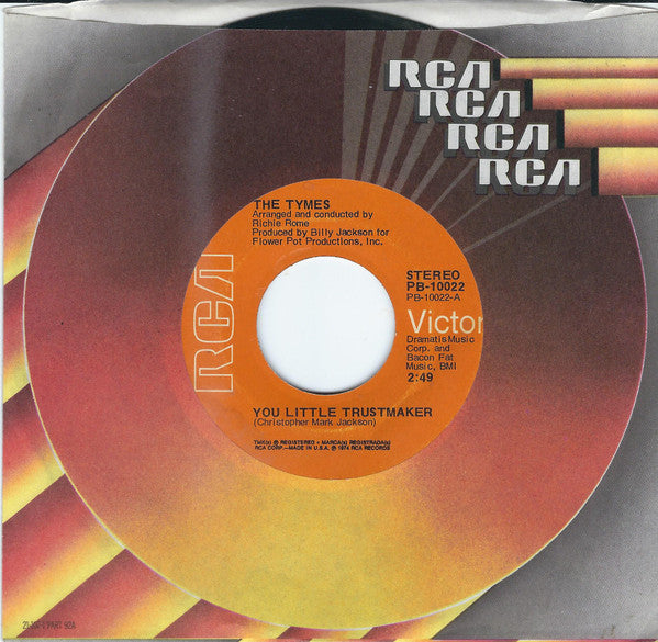 The Tymes : You Little Trustmaker (7", Single, Ind)