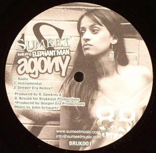 Sumeet / Elephant Man : Agony / Knock Em Out Wid A Chair (12")