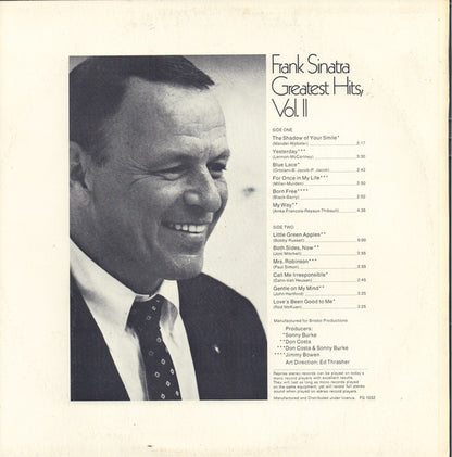 Frank Sinatra : Greatest Hits, Vol. II (LP, Comp, 11 )