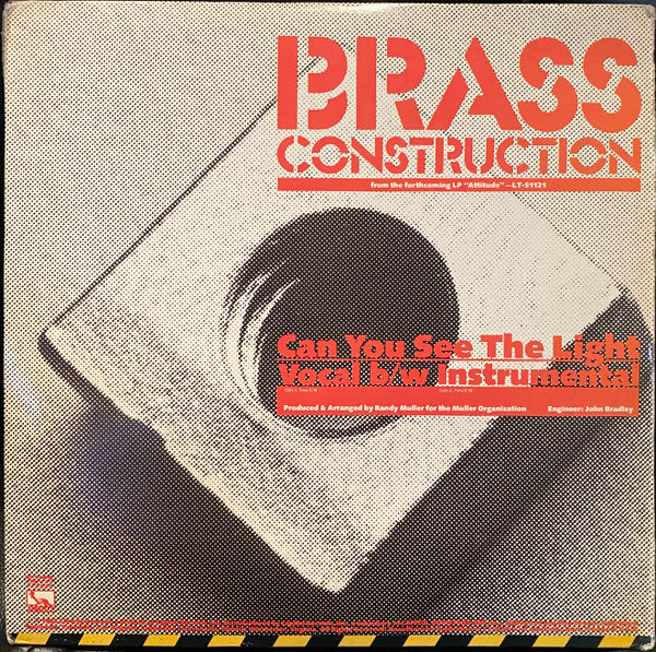 Brass Construction : Can You See The Light (12", Promo)