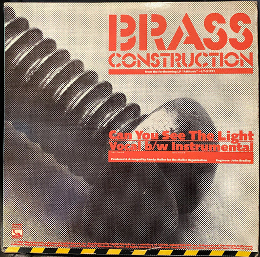 Brass Construction : Can You See The Light (12", Promo)