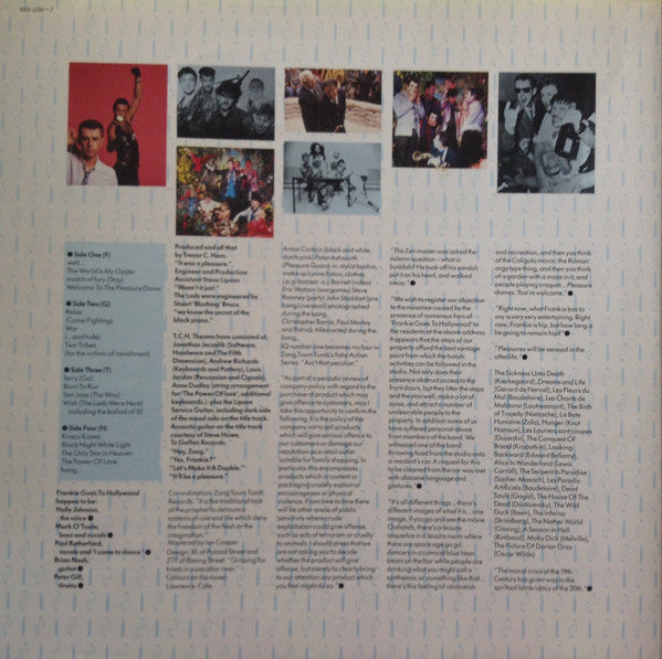 Frankie Goes To Hollywood : Welcome To The Pleasuredome (2xLP, Album, Gat)