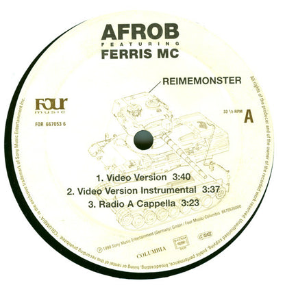 Afrob Featuring Ferris MC : Reimemonster (12")