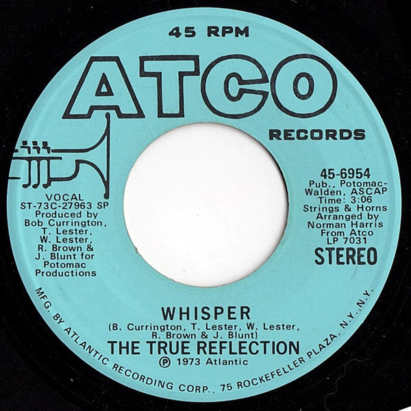 The True Reflection : Whisper  (7", Single, Mono, Promo)
