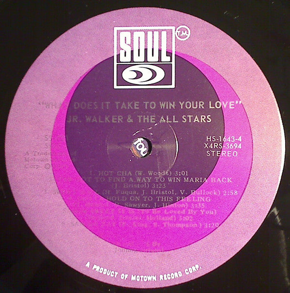 Jr. Walker & The All Stars* : What Does It Take To Win Your Love (LP, Album, Ind)