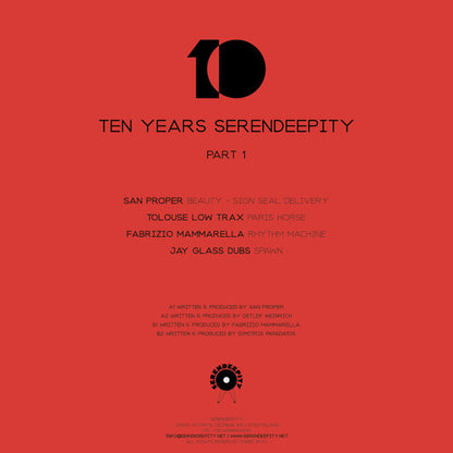 Various : Ten Years Serendeepity Part 1 (12", Comp)