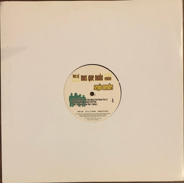 Sérgio Mendes : Best Of Mas Que Nada Remixes (12")