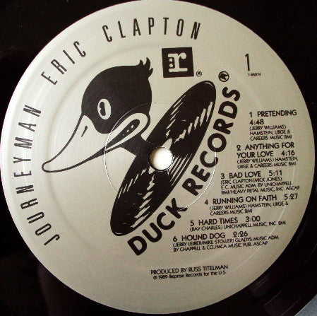 Eric Clapton : Journeyman (LP, Album, Spe)