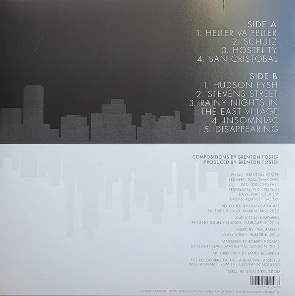 Brenton Foster : Two Cities (LP, Album)