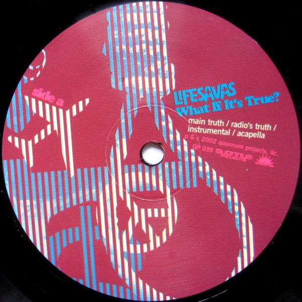 Lifesavas : What If It's True / HelloHiHey! (12")